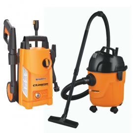 Hidrolavadora 1200w + Aspiradora Polvo Liquido 1000w Lusqtoff 